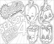 Printable shopkins season 4 limited edition coloring pages