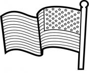 Printable american flag for kids coloring pages