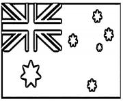 Printable australian flag ad3d coloring pages