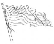 Printable american flag  waving flag9878 coloring pages
