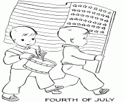 Printable fourth of july american flag aeb1 coloring pages
