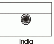 Printable india flag coloring pages