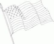 Printable symbol american flag 0321 coloring pages
