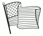 Printable great american flag coloring pages