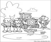 Printable Bob the builder 75 coloring pages