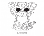 Printable leona beanie boo coloring pages