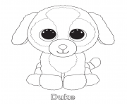 Printable duke beanie boo coloring pages