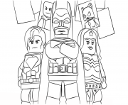 Printable lego super heroes coloring pages