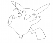Printable pikachu pokemon go coloring pages