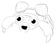 Printable 046 paras pokemon coloring pages