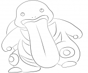 Printable 108 lickitung pokemon coloring pages