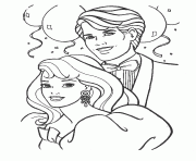 Printable girls s barbie and ken5108 coloring pages
