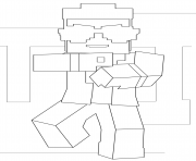 Printable minecraft gangnam style coloring pages