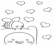 Printable kawaii finn and breezy coloring pages