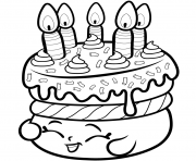 Printable Cake Wishes shopkins season 1 from  coloring pages