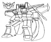 Printable transformers Star Scream a4 coloring pages