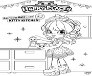 Printable Shopkins Happy Places coloring pages