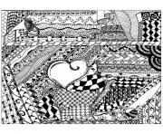 Printable adult zentangle by cathym 13 coloring pages