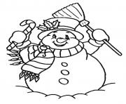 Printable free snowman s for kids f978 coloring pages
