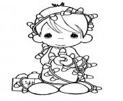 Printable Precious Moments Christmas coloring pages