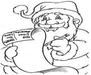Printable christmas santa claus 09 coloring pages