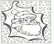 Printable christmas santa claus 03 coloring pages