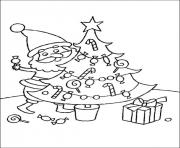 Printable tree christmas for kids 03 coloring pages