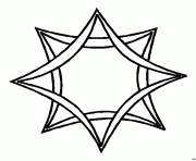 Printable Christmas Star 2 coloring pages