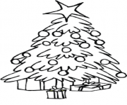 Printable Free Coloring Christmas Tree coloring pages
