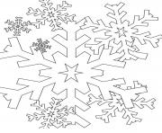 Printable Snowflake 1 coloring pages