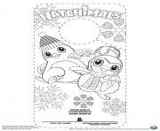 Printable Hatchy hatchimals color coloring pages