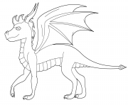 Printable spyro the dragon coloring pages