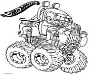 Printable Hot Wheels Monster Truck2 coloring pages