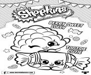 Printable shopkins berry sweet lolly coloring pages