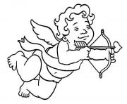 Printable Little Cubby Boy Cupid coloring pages
