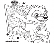 Printable paw patrol super pups free coloring pages
