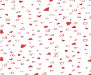 Printable Printable Hand Drawn Valentines Day Wrapping Paper coloring pages