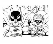 Printable DC Comics Super Heroes LEGO batman movie 2017 coloring pages