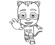 Printable PJ Maskss Catboy Connor coloring pages
