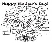 Printable Happy Mother S Day worlds greatest mom ever coloring pages