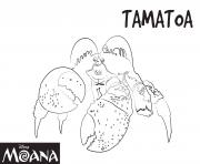 Printable moana tamatoa disney coloring pages