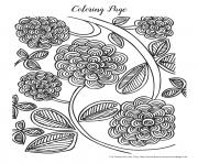Printable advanced free spring adult coloring pages