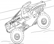Printable el toro loco monster truck coloring pages