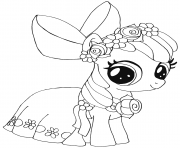Printable apple bloom my little pony coloring pages