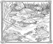 Printable mossy all about page 3 by jan brett coloring pages