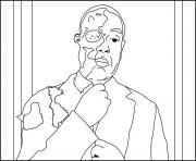 Printable Two Face Gus Breaking Bad coloring pages