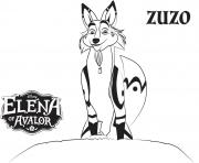 Printable Elena Of Avalor Zuzo Disney coloring pages