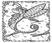 Printable adult dragon butterfly by deborah muller coloring pages