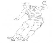 Printable karim benzema France soccer coloring pages
