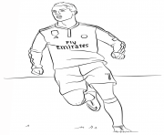 Printable cristiano ronaldo soccer coloring pages